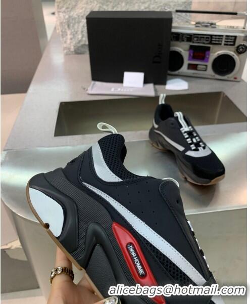 Reasonable Price Dior B22 Sneaker in Calfskin And Technical Mesh CD1330 Black/Silver 2020