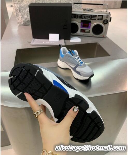 Top Quality Dior B22 Sneaker in Calfskin And Technical Mesh CD1331 Dark Gery/Blue/Grey 2020