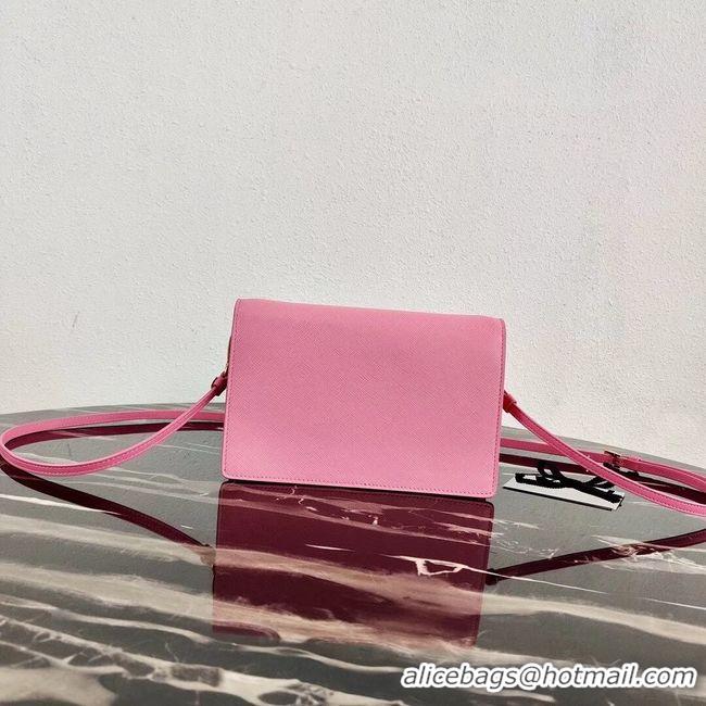 Best Price Prada Saffiano leather mini-bag 1BP020 pink