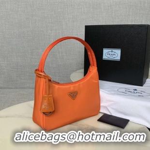 Luxury Prada Re-Edition 2000 nylon mini-bag 1NE515 orange