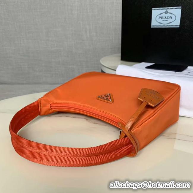 Luxury Prada Re-Edition 2000 nylon mini-bag 1NE515 orange