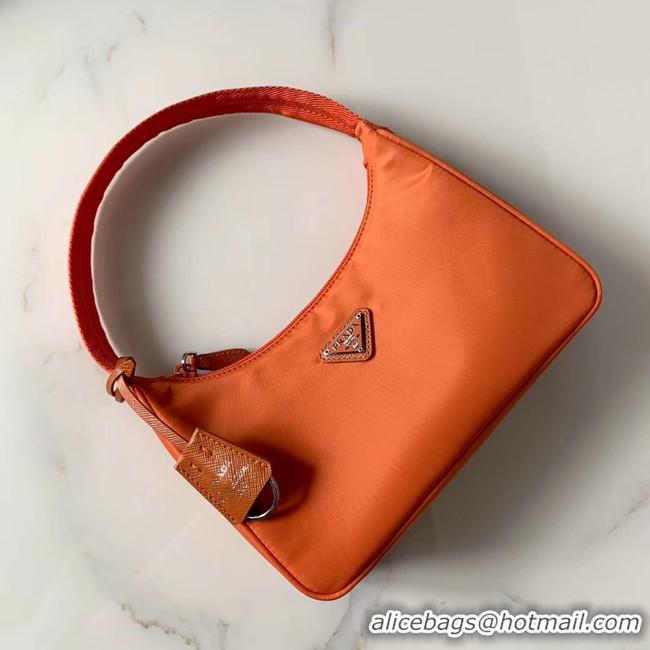 Luxury Prada Re-Edition 2000 nylon mini-bag 1NE515 orange