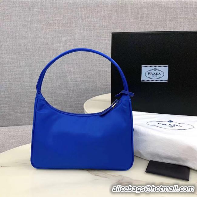 Discounts  Prada Re-Edition 2000 nylon mini-bag 1NE515 Electro optic blue