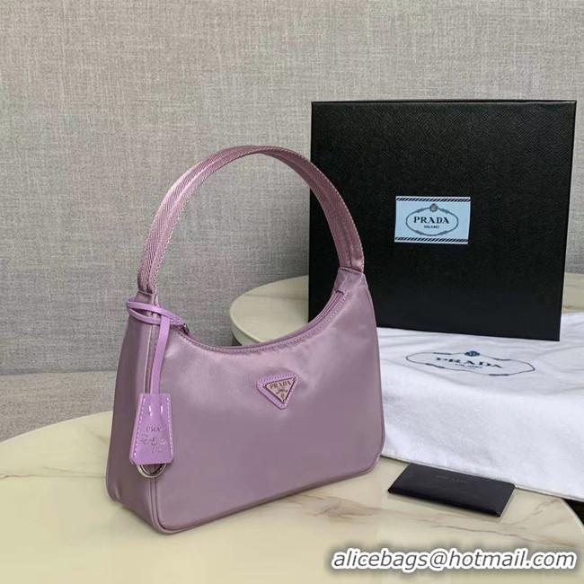 Sumptuous Prada Re-Edition 2000 nylon mini-bag 1NE515 Lavender