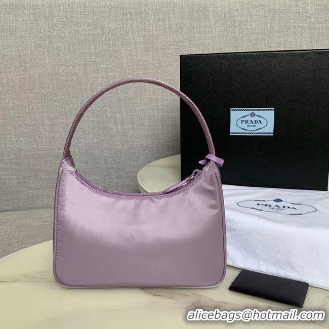 Sumptuous Prada Re-Edition 2000 nylon mini-bag 1NE515 Lavender