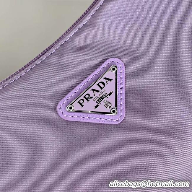 Sumptuous Prada Re-Edition 2000 nylon mini-bag 1NE515 Lavender