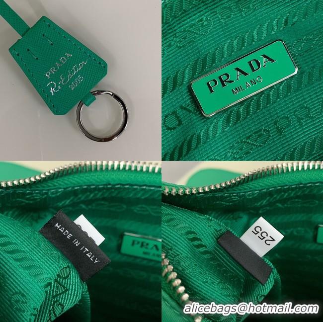 Stylish Prada Re-Edition 2005 nylon shoulder bag 1BH204 green