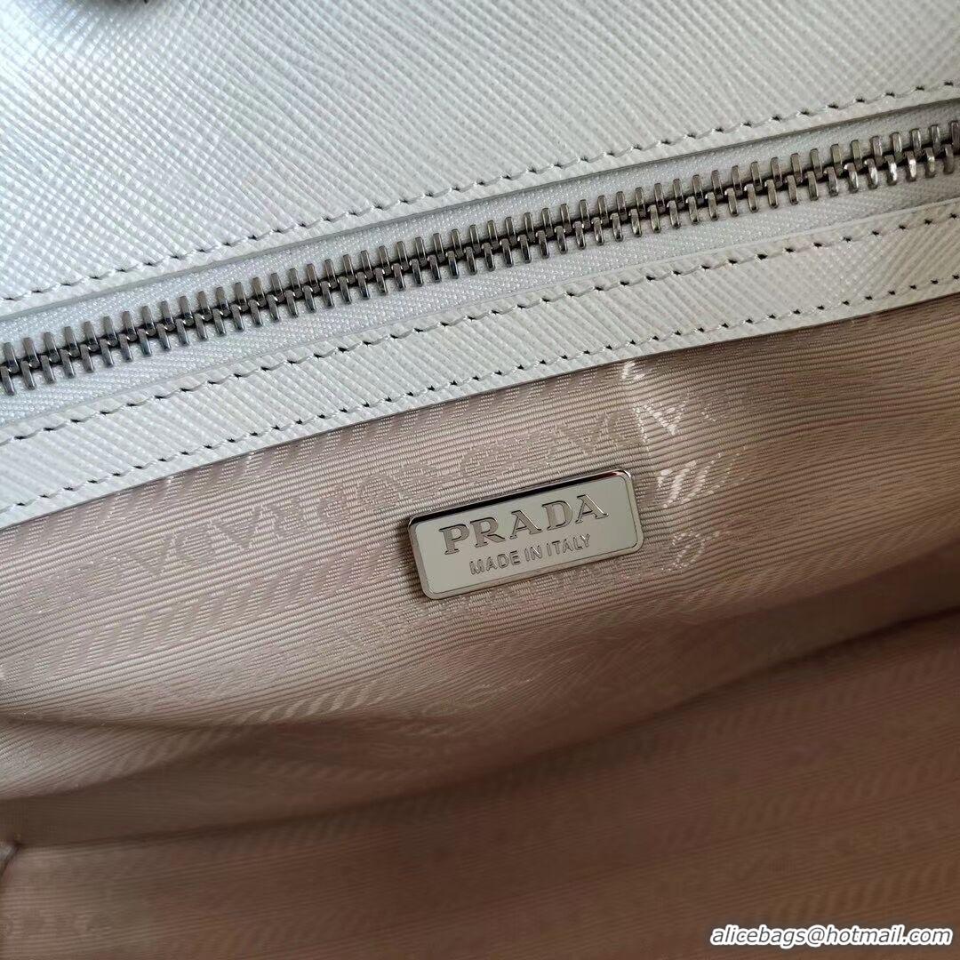 Best Product Prada Saffiano leather mini-bag 1BA296 White