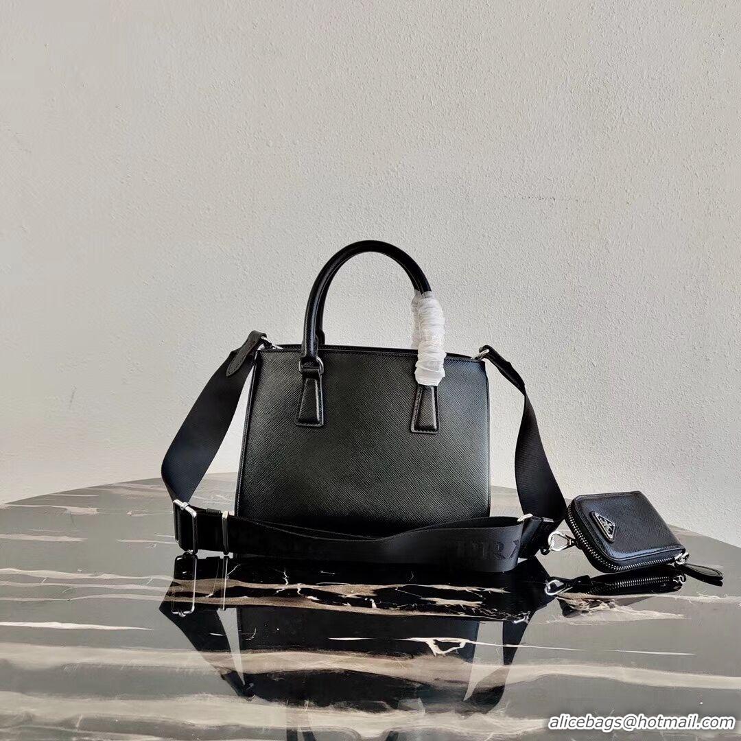 Duplicate Prada Saffiano leather mini-bag 1BA296 black