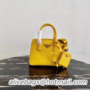 Luxury Prada Saffiano leather mini-bag 1BA296 yellow