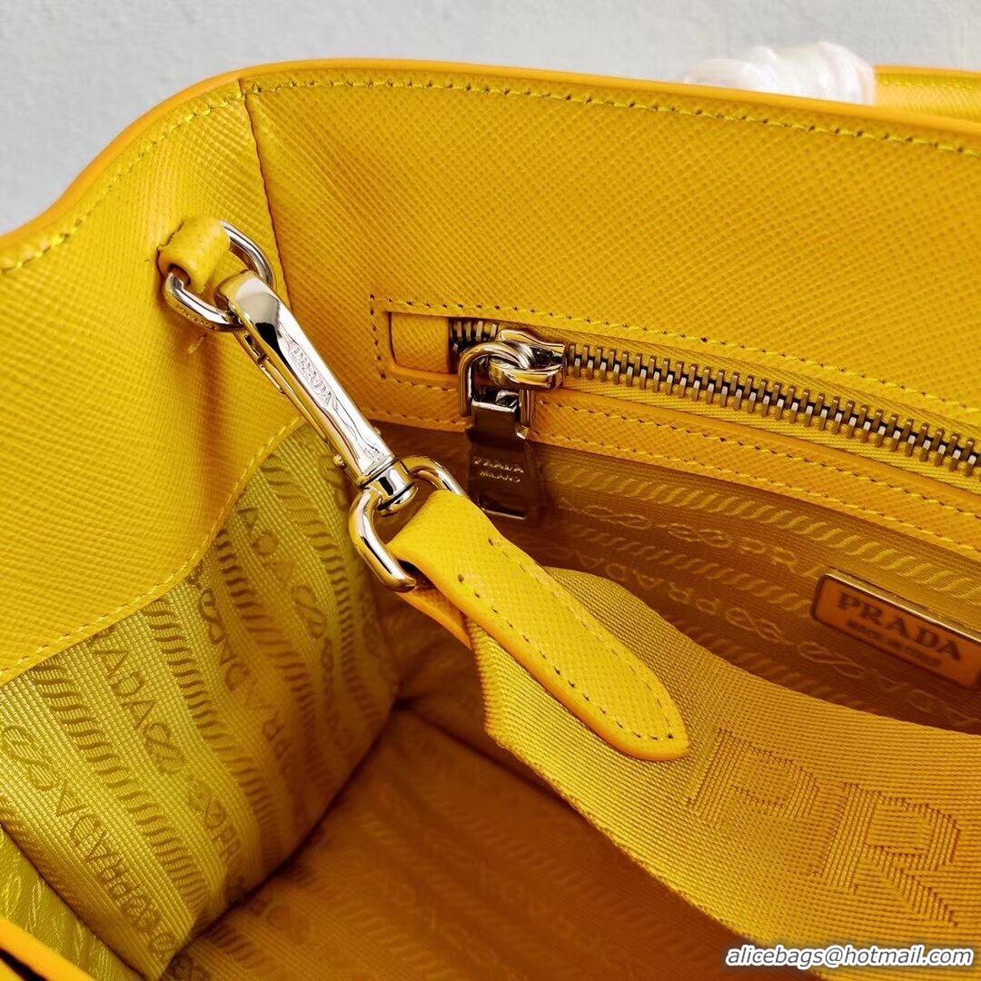 Luxury Prada Saffiano leather mini-bag 1BA296 yellow