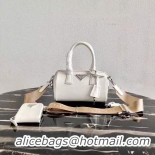 Discount Prada Re-Edition 2005 top-handle bag 1BB846 white