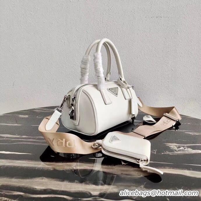 Discount Prada Re-Edition 2005 top-handle bag 1BB846 white