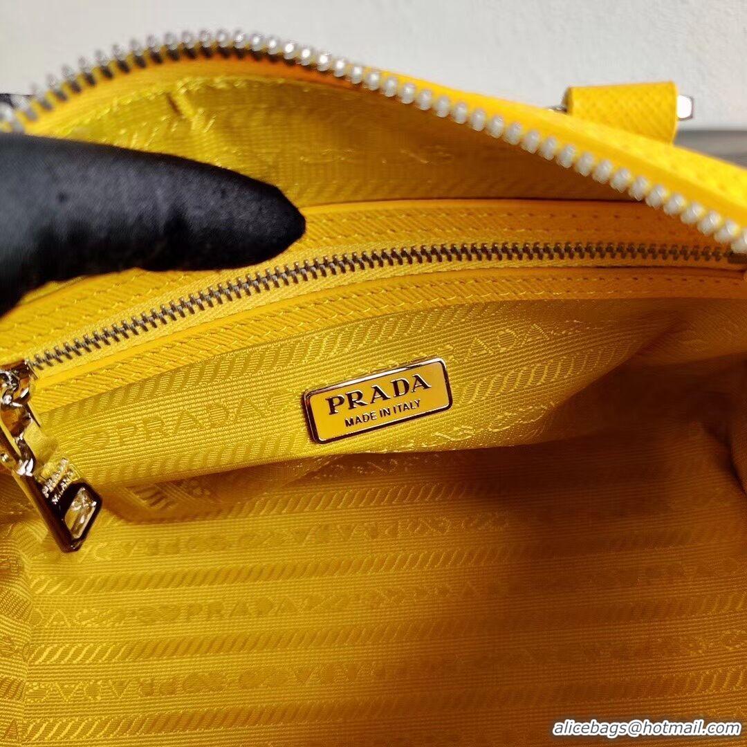 Pretty Style Prada Re-Edition 2005 top-handle bag 1BB846 yellow