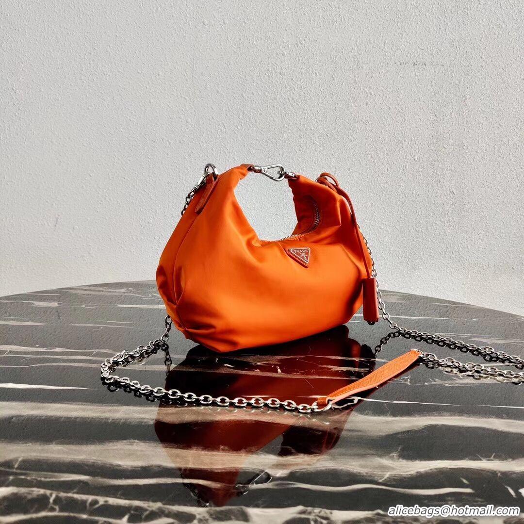 Sophisticated Prada Re-Edition 2005 nylon shoulder bag 1BH172 orange