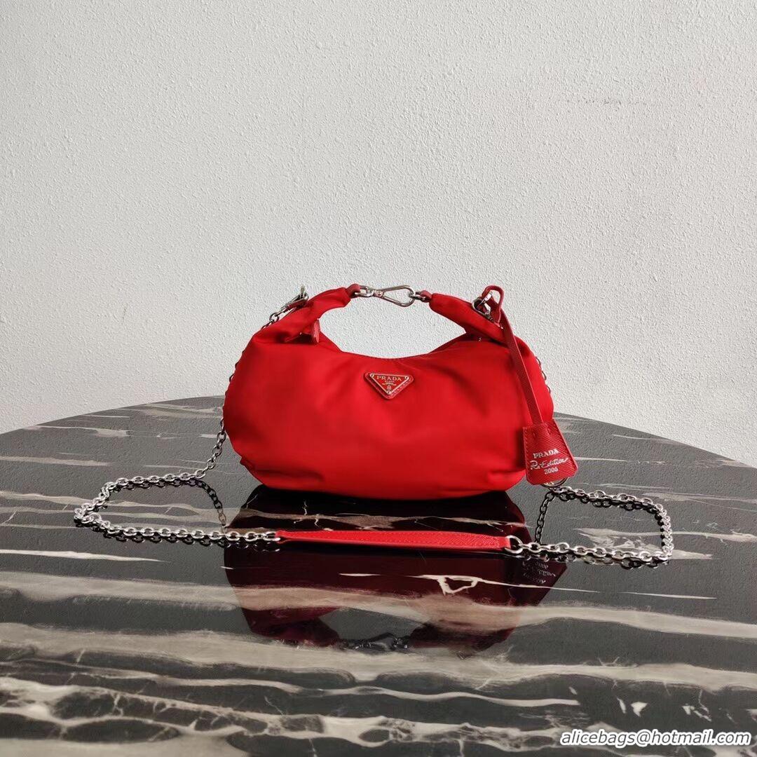 Grade Quality Prada Re-Edition 2005 nylon shoulder bag 1BH172 red