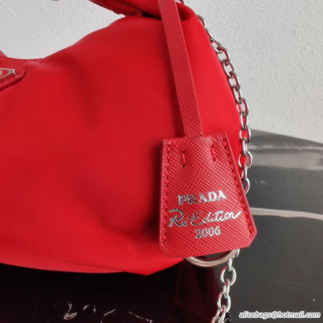 Grade Quality Prada Re-Edition 2005 nylon shoulder bag 1BH172 red