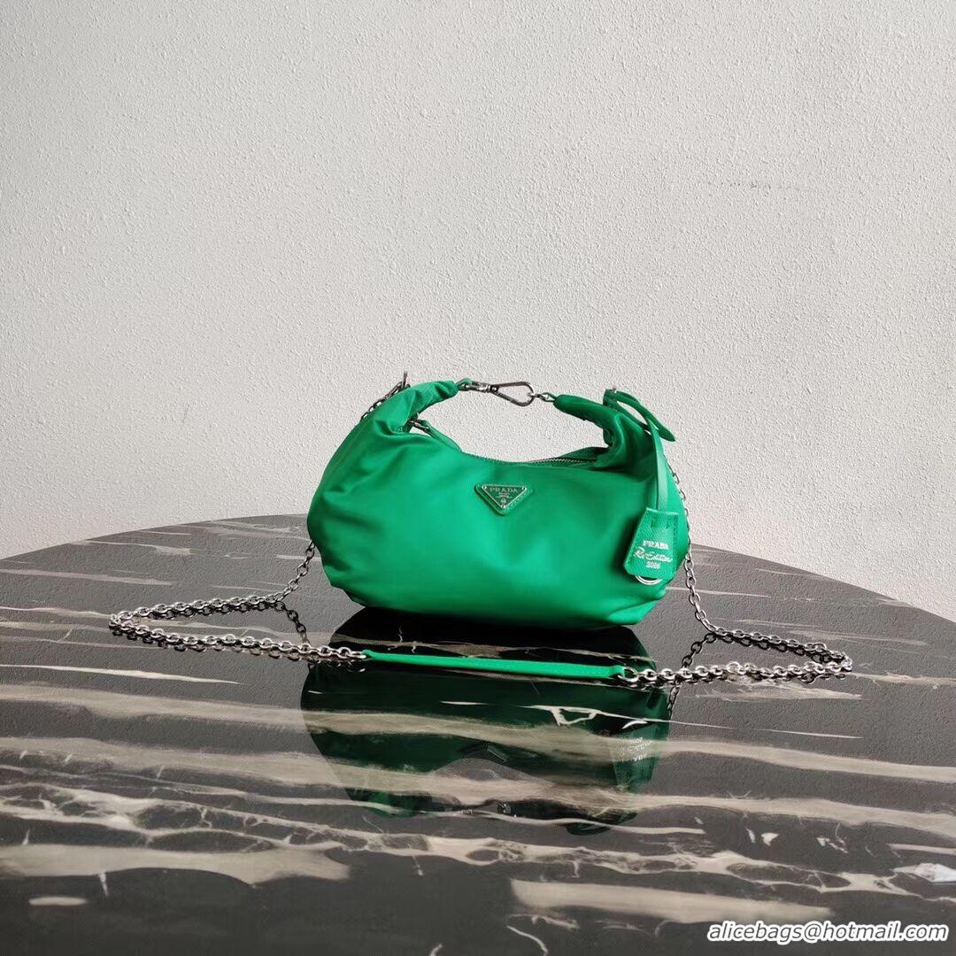 Perfect Prada Re-Edition 2005 nylon shoulder bag 1BH172 green