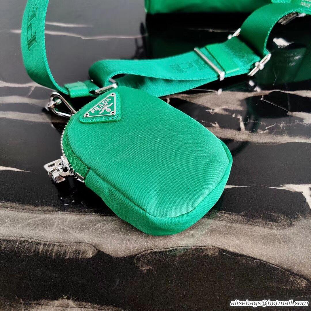 Luxury Hot Prada Re-Edition 2005 top-handle bag 1PR846 green