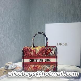 Grade SMALL DIOR BOOK TOTE Embroidered M1296-2