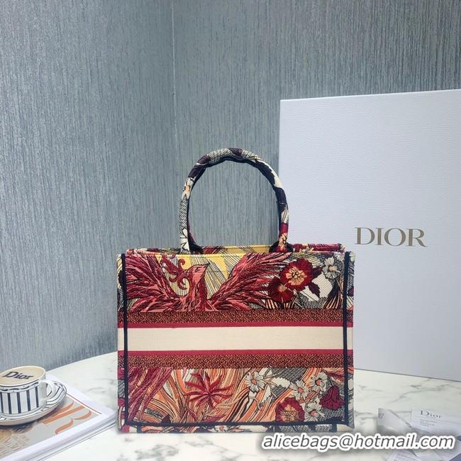 Grade SMALL DIOR BOOK TOTE Embroidered M1296-2