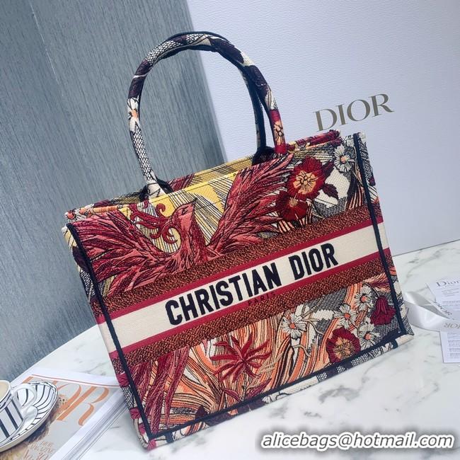 Grade SMALL DIOR BOOK TOTE Embroidered M1296-2