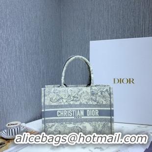 Stylish SMALL DIOR BOOK TOTE Embroidered M1296-3