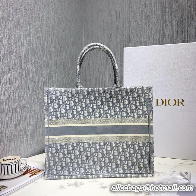 Luxury Cheap DIOR BOOK TOTE BAG IN EMBROIDERED CANVAS C1286-6