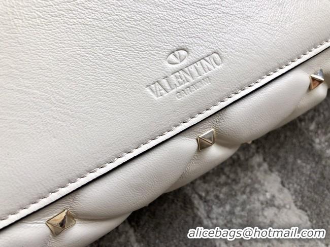 Best Price VALENTINO VLOCK Origianl leather shoulder bag 0053 white