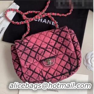 Newest Fashion Chanel Quilted Denim Small Flap Bag AS1112 Pink 2020