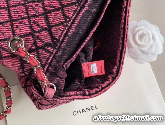 Newest Fashion Chanel Quilted Denim Small Flap Bag AS1112 Pink 2020