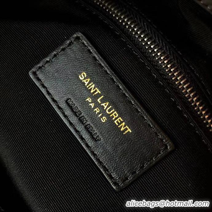 Best Product SAINT LAURENT Niki Medium leather shoulder bag 5814 Dark Gray