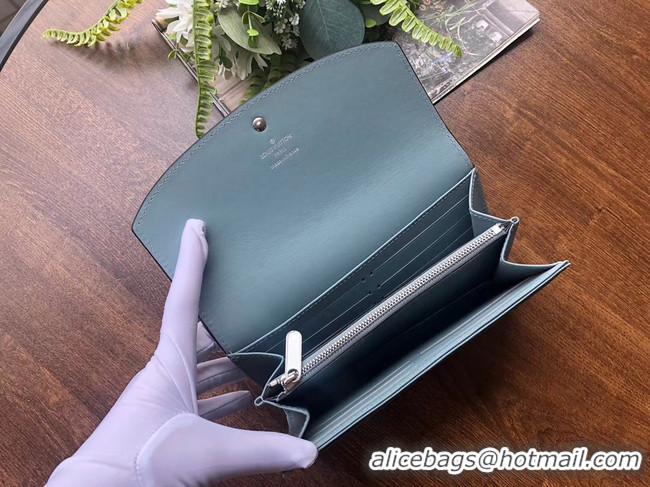 Sumptuous Louis vuitton original Iris Wallet M60145 blue