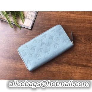 Trendy Design Louis vuitton original Iris ZIPPY Wallet M69032 blue 