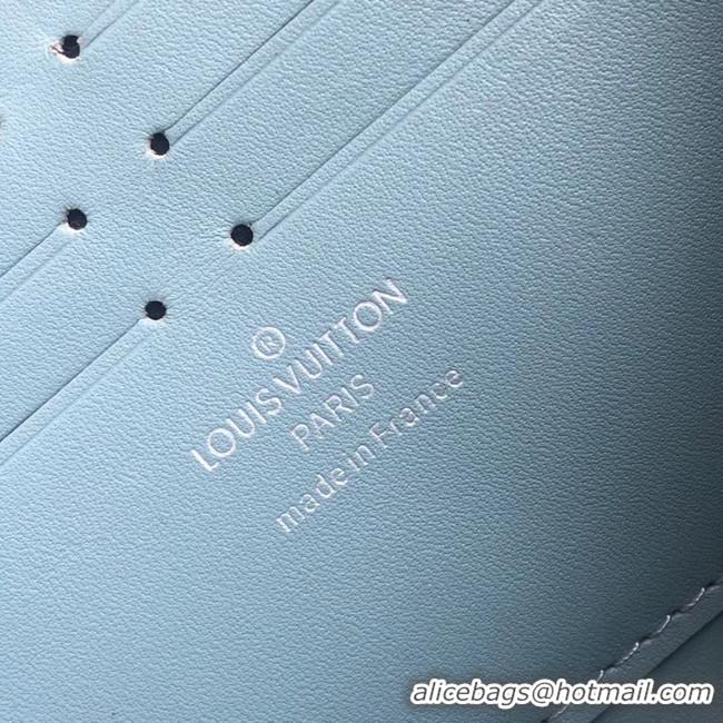 Trendy Design Louis vuitton original Iris ZIPPY Wallet M69032 blue 