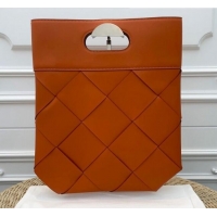 Low Cost Bottega Veneta Small Cabat Shopping Tote in Maxi Woven Leather BV91020 Orange