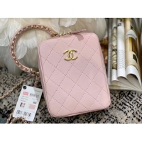 Fashion Chanel Original Small Sheepskin camera bag AS1753 pink