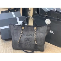 Grade Chanel Shopping bag A66941 dark blue