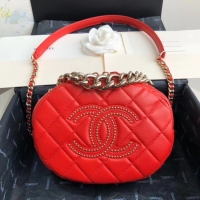 Pretty Style Chanel Original Small classic Sheepskin camera bag AS1511 red