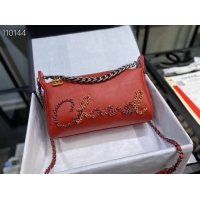 Discount Chanel Original Soft Leather Small Shoulder bag AS0592 red