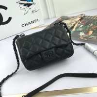 Stylish Chanel mini flap bag 8219 black