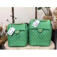 Low Price Chanel Backpack Sheepskin Original Leather 83431 green