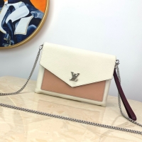 Reasonable Price Louis Vuitton MYLOCKME Mini chain bag M69183 apricot&white