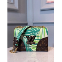 Hot Style Louis vuitton original leather TWIST MM M50282 green