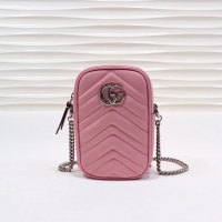 Purchase Gucci GG Marmont Mini Bag 575188 Pink