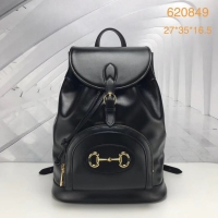 Luxury Classic Gucci 1955 Horsebit backpack 620849 black