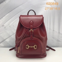 Luxury Gucci 1955 Horsebit backpack 620849 red