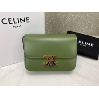 Top Quality Celine MINI FOLCO BAG CANVAS CL01503 green