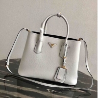 Sophisticated Prada Deer skin bag 1BG008 1BG008 white