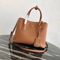 Luxury Hot Prada Deer skin bag 1BG008 brown